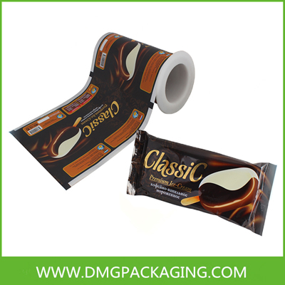 Printed food packaging film