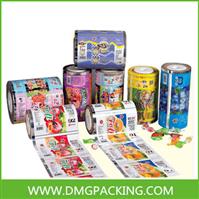 Printed snack packing film